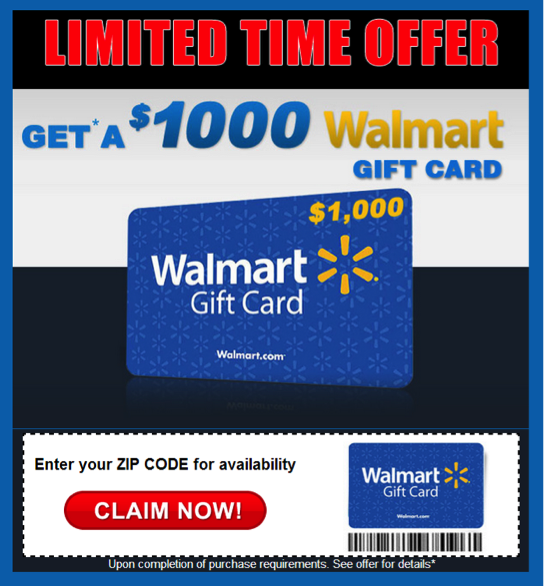 Code Free Walmart Gift Card