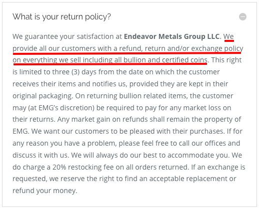 Endeavor Metals' 'Free' Shipping Will Cost You $15K | Truth In Advertising