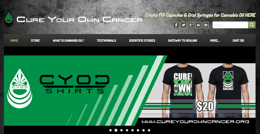 cure your own cancer homepage