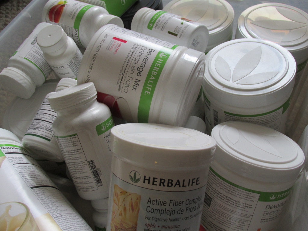 Eric's Herbalife supplies