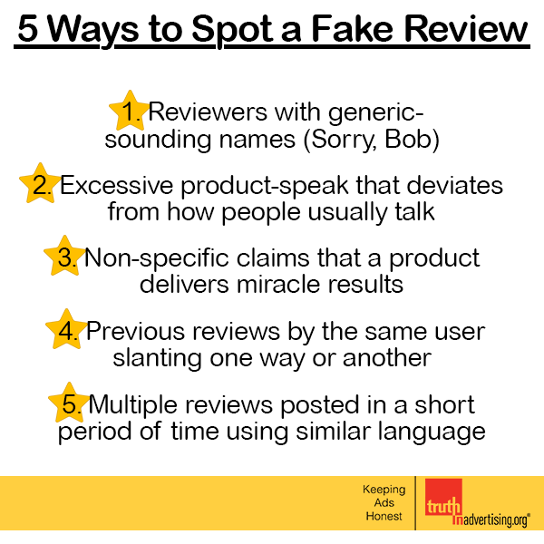 5 Ways to Spot a Fake Review List
