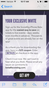 ScoreBig invite