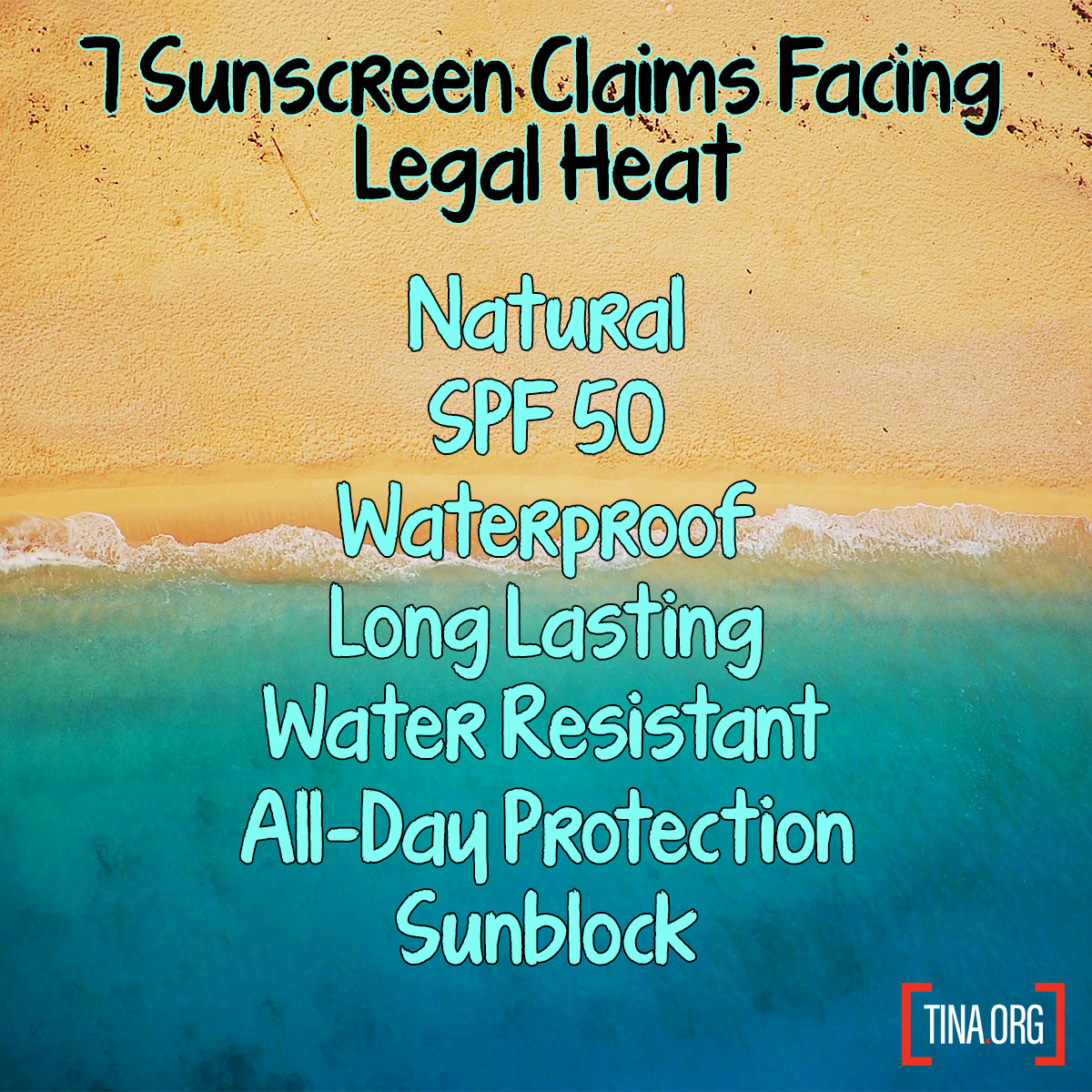 Sunscreen Claims List