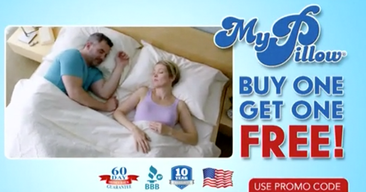 buy one get one my pillow promo code