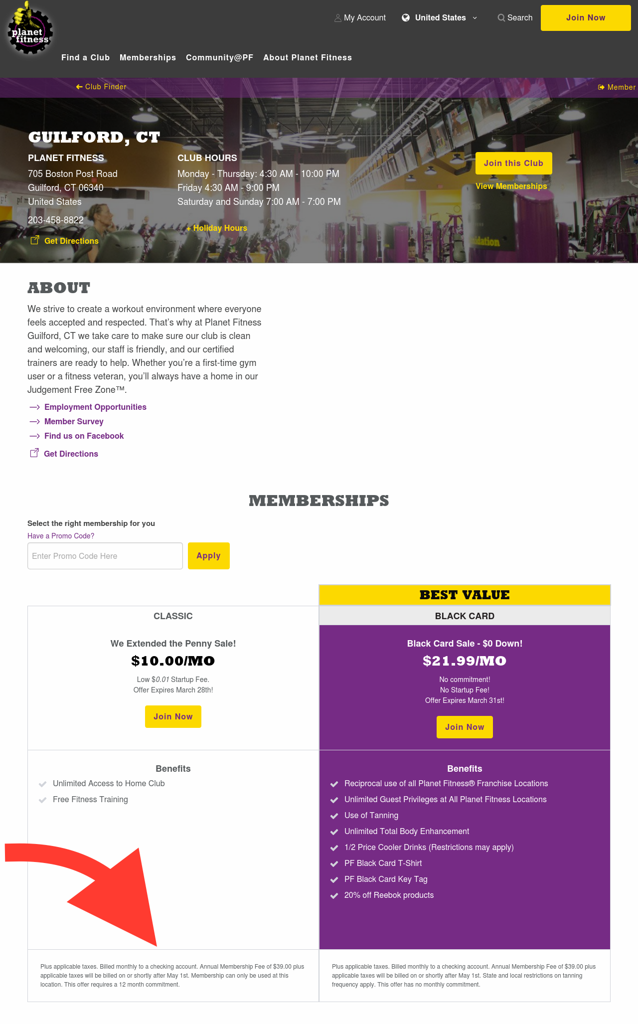 planet fitness reebok products