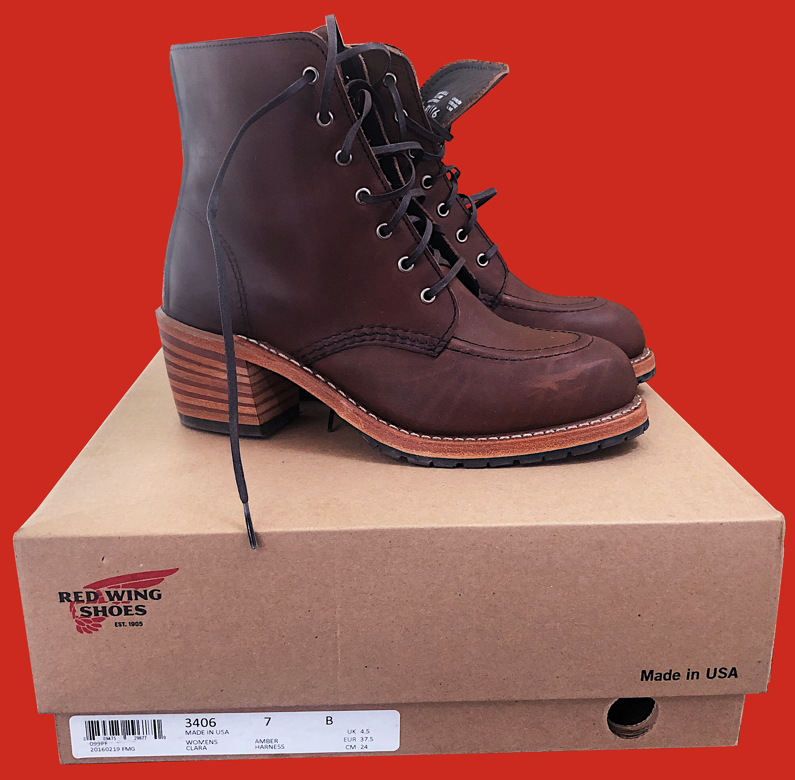 red wings shoes boots