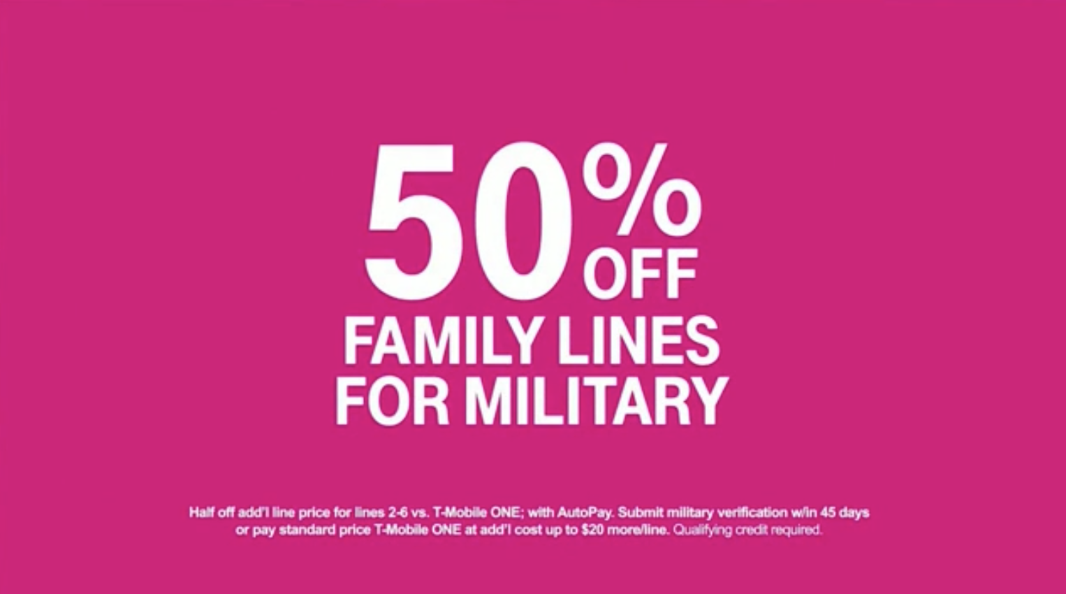 T Mobile S One Military Plan Truth In Advertising