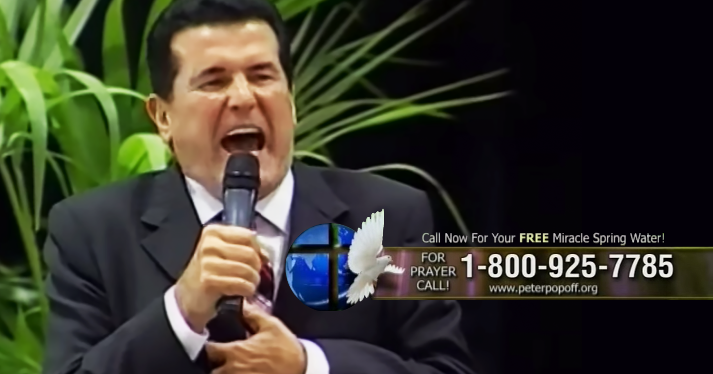 Peter Popoff’s ‘Miracle Spring Water’ Truth in Advertising