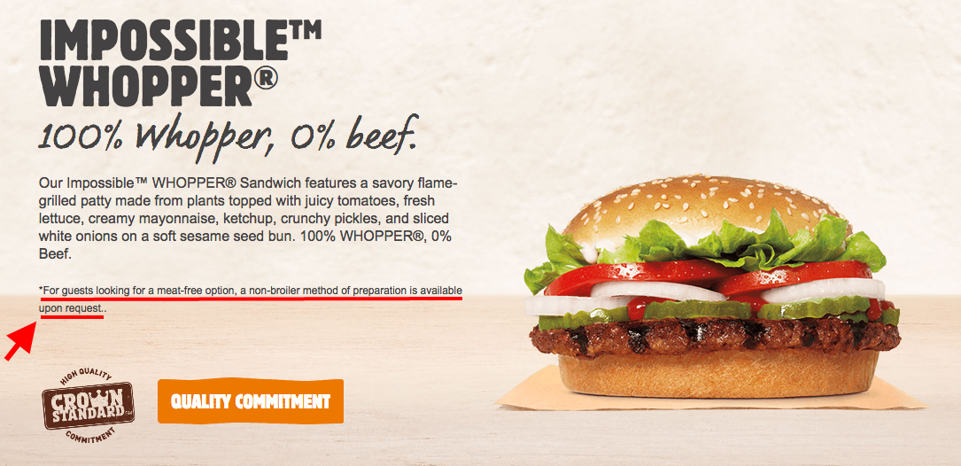 Impossible Whopper Truth In Advertising