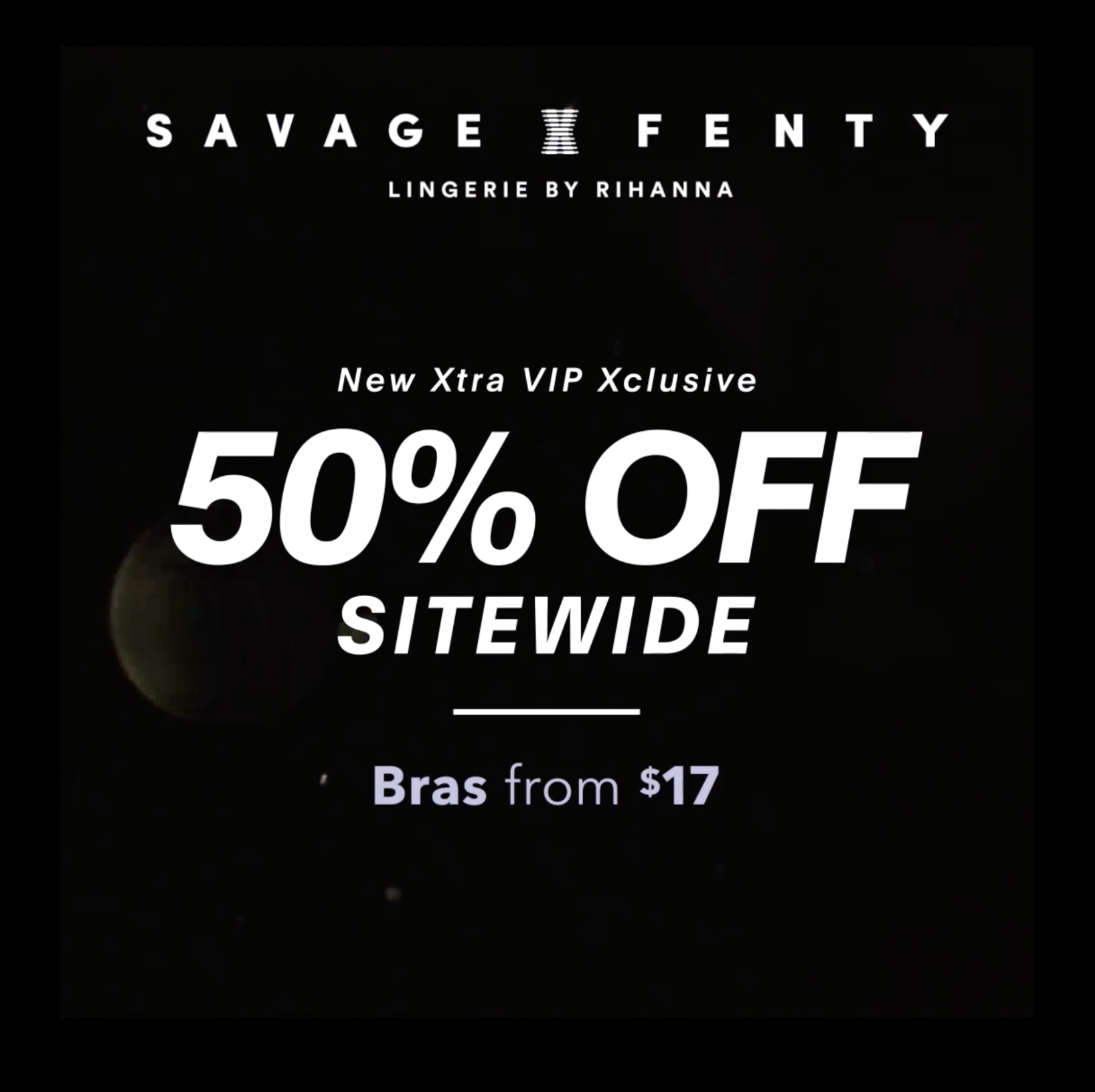 Savage X Fenty Sale: 50% off sitewide