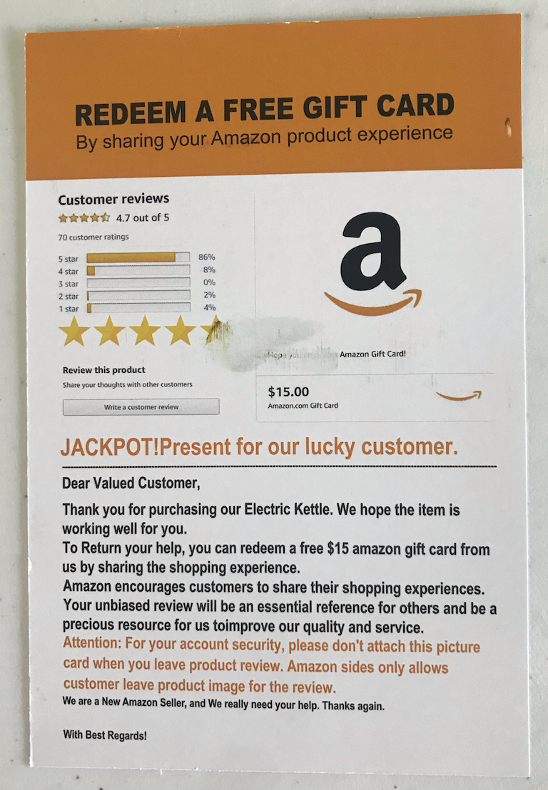 sell amazon gift card