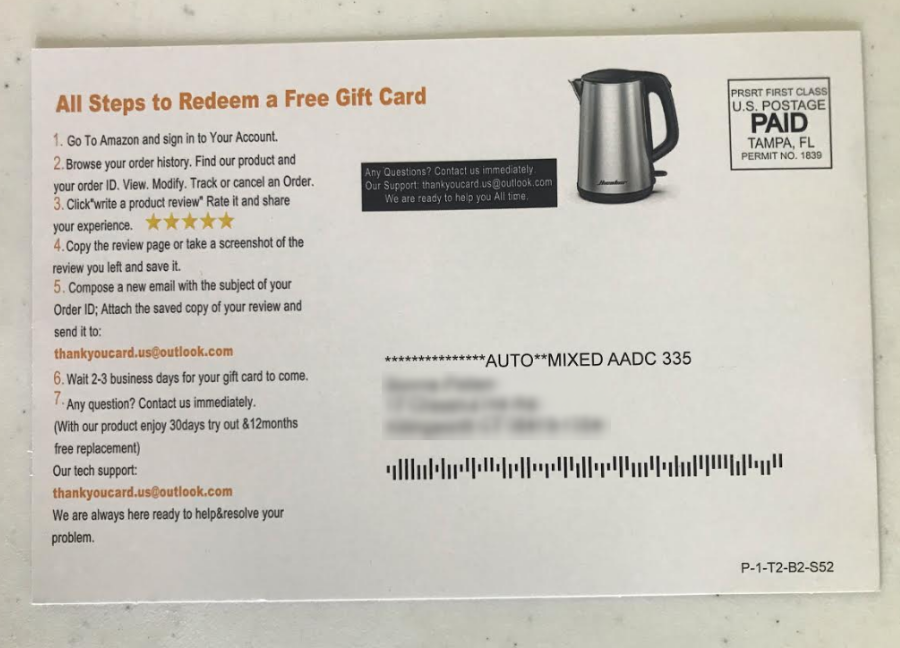 Offer For An Amazon Gift Card In Exchange For Review Truth In Advertising