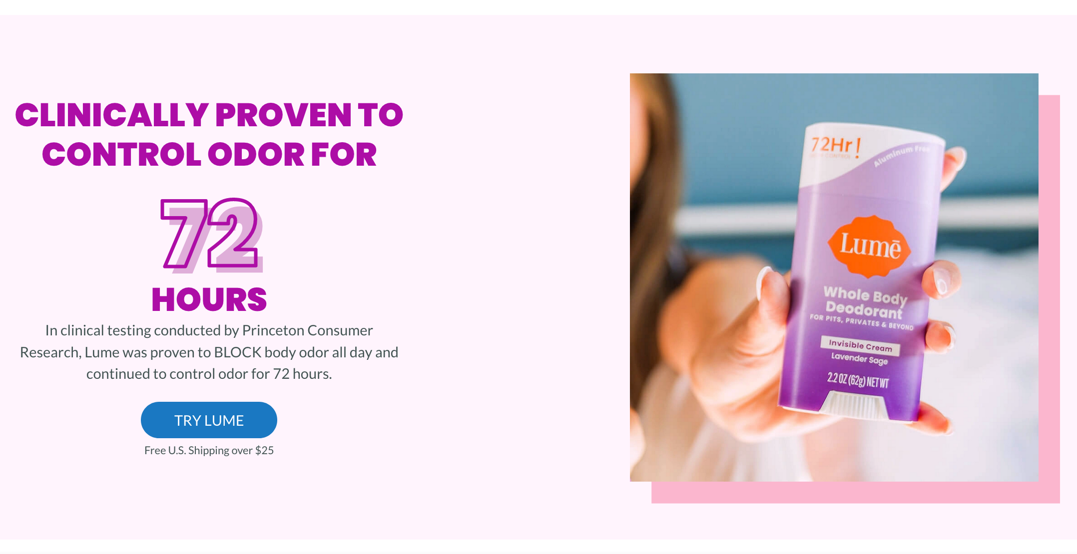 Lume Deodorant’s ‘AluminumFree,’ ‘Clinically Proven’ Odor Control Claims