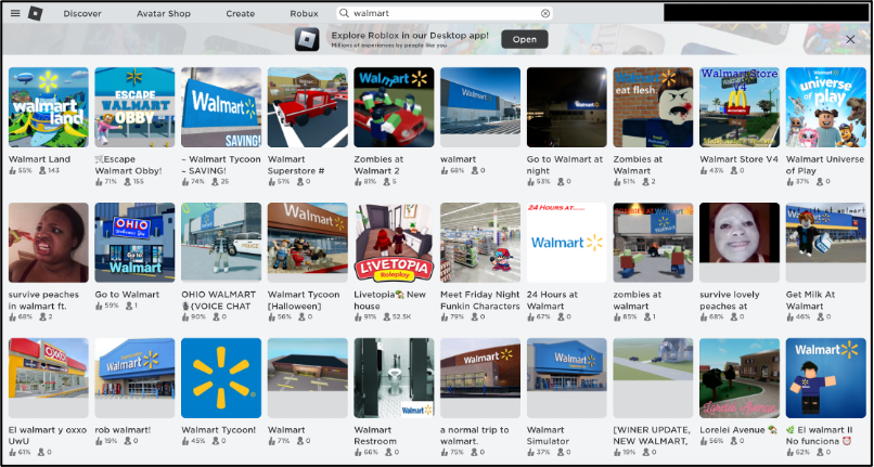 Roblox Walmart Land: The Virtual Retail Shopping Experience