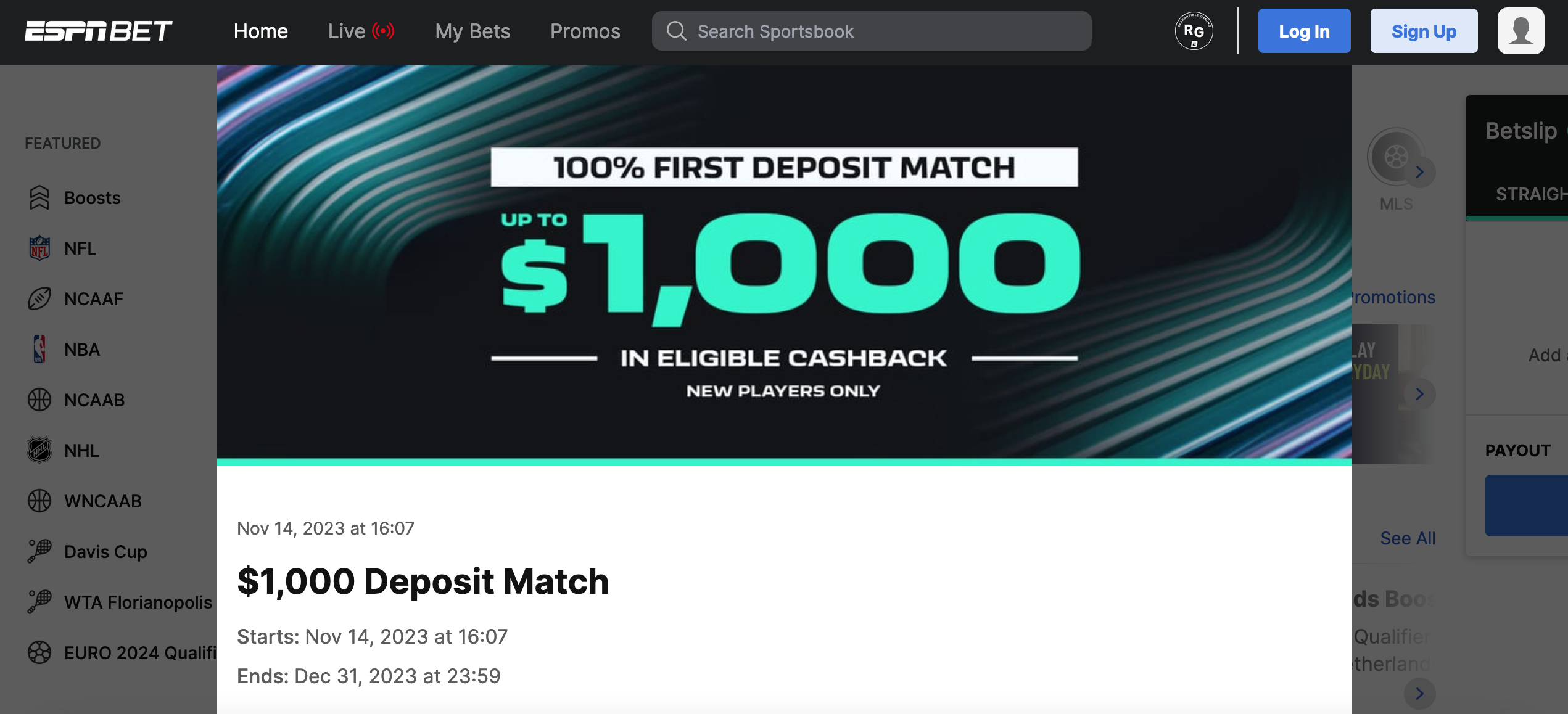 Bet Cashback Service