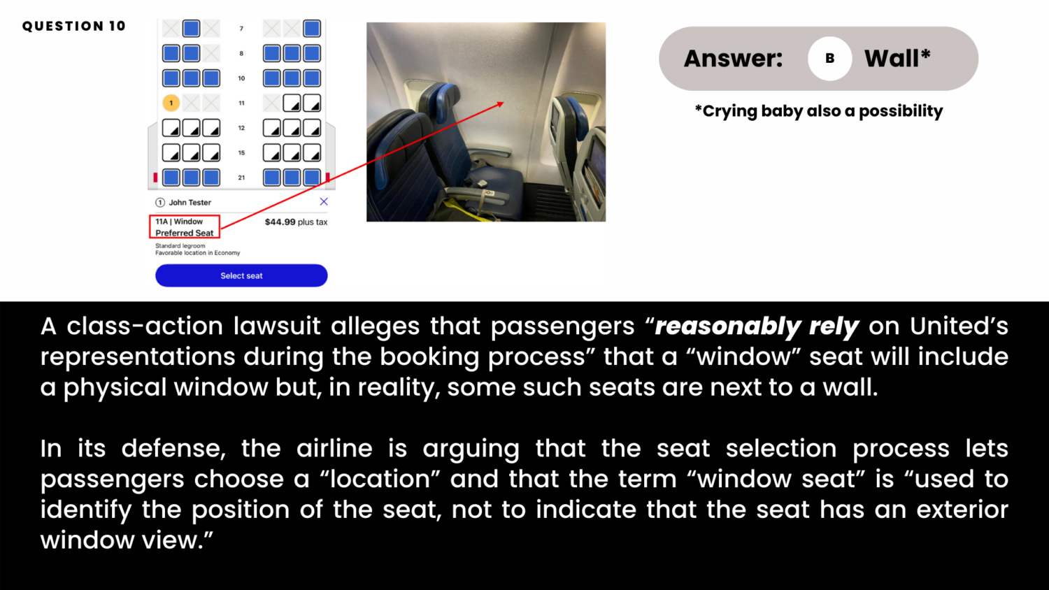 2025 Reasonable Consumer Quiz
