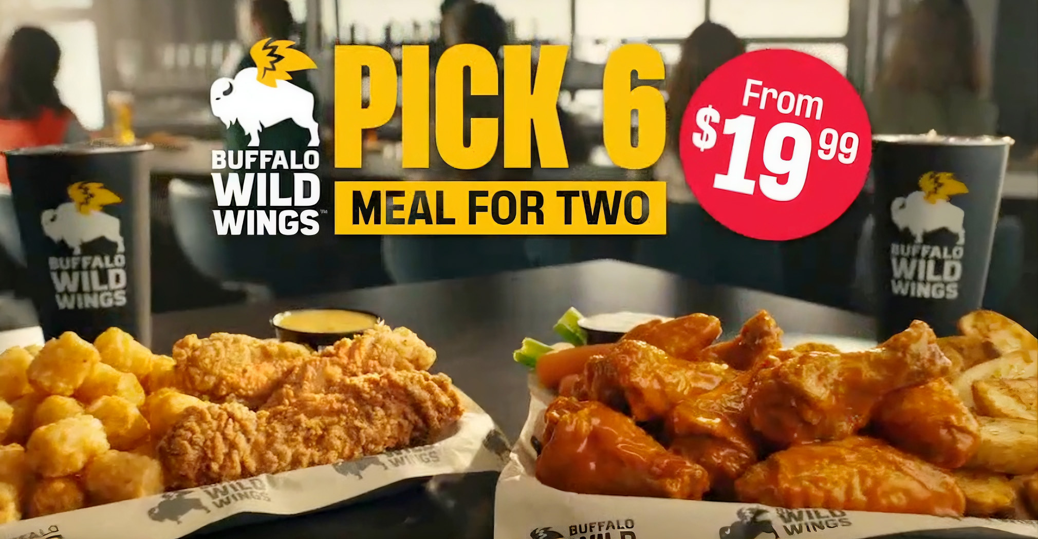 Buffalo Wild Wings’ Pick 6 Meal for Two