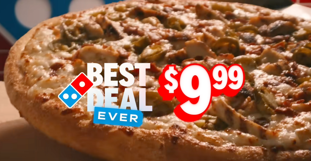 Domino's 'Any Pizza' for $9.99 Deal -